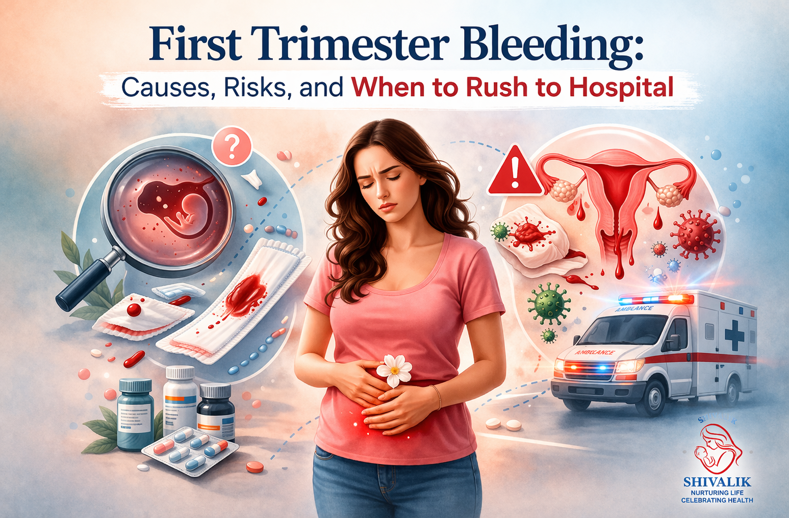 First Trimester Bleeding: Causes, Risks, and When to Rush to Hospital