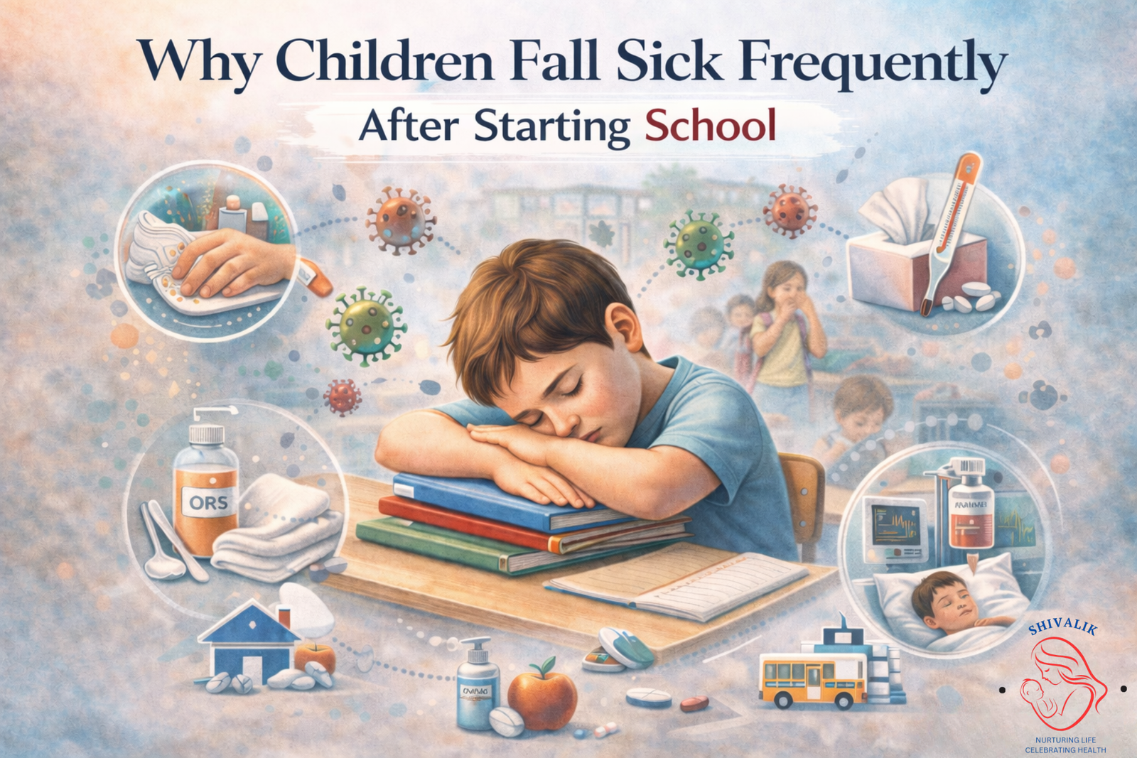 Why Children Fall Sick Frequently After Starting School